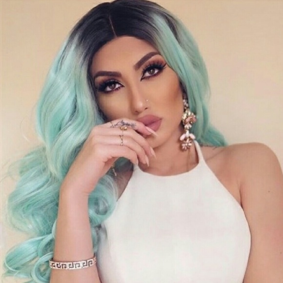 22” GREEN OMBRE BODY WAVY Mermaid NEW